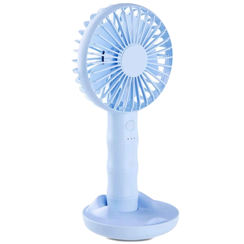 

Handheld Fan,Small Portable Fan Usb Rechargeable Battery Operated Personal Fan With Base Powerful Airflow For Office Room Outdoo
