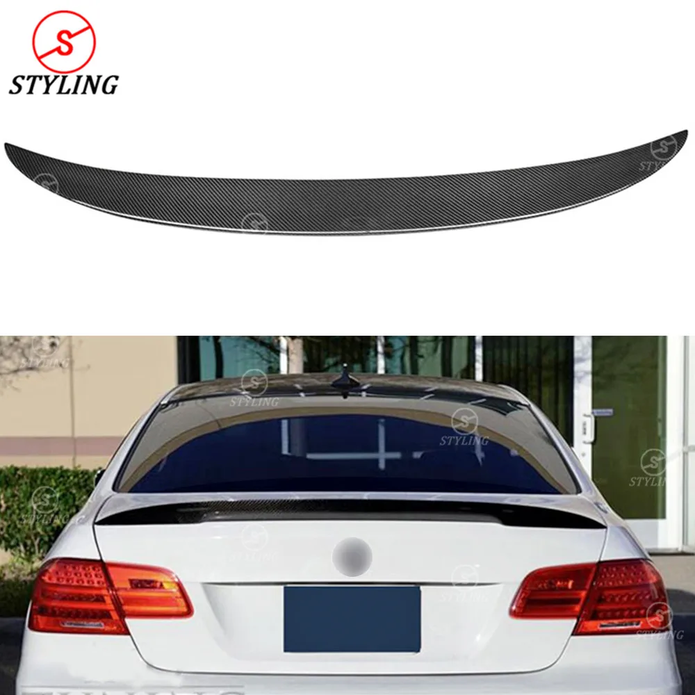 E92 спойлер углерода для BMW M3 Coupe 320i 330i 335i крыло представление стиль 2005 2006 2007 2008 2009 2010