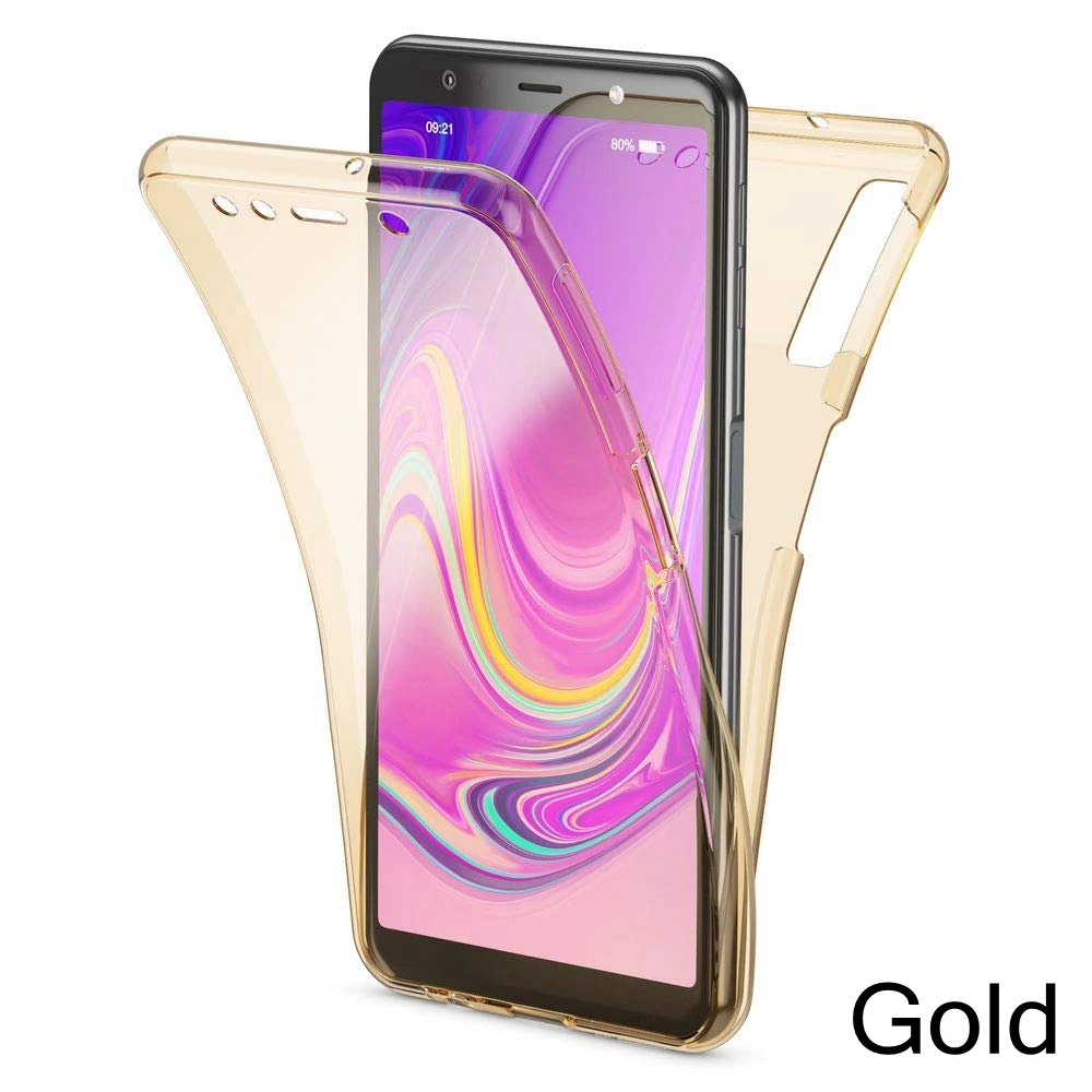 360 Double Silicone Case For Huawei P20 P30 Pro P10 P40 Y5 Y6 Y7p Y7 P Smart Plus 2019 Mate 20 Honor 20s 10i 10 Lite 8A 8S Cover