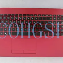 Ноутбук Упор для рук верхнюю крышку чехол красный для hp 15-BR 15-BW 15-BS 250 255 G6 AP204000681 его