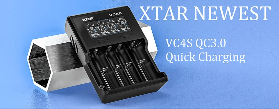 XTAR Мощность банк ЖК-дисплей USB Зарядное устройство QC3.0 Тип-C вход PB2S для 18700 20700 21700 18650 Батарея/только PB2 Батарея Зарядное устройство для 18650