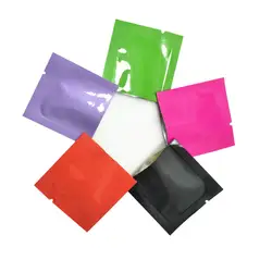 200 шт мини квадратный 5x5 см Открытый Топ Красочный алюминиевый фольгированный упаковочный пакет вечерние ремесла конфеты тепло