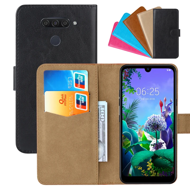 

Luxury Wallet Case For LG X6 (2019) PU Leather Retro Flip Cover Magnetic Fashion Cases Strap