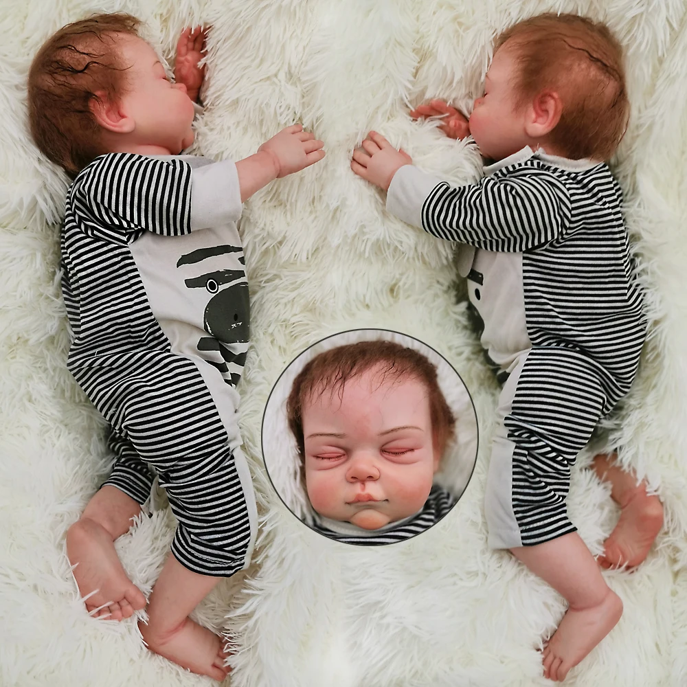 Бутик Reborn baby doll 22 дюймов bebe reborn мягкий силиконовый младенец Новорожденные куклы игрушки для детей подарок детальная краска