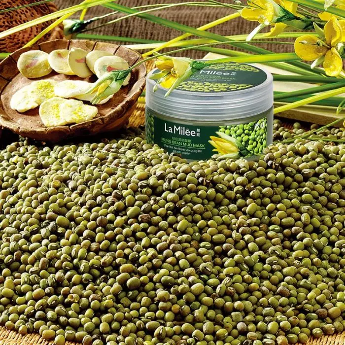 Mung Bean Mud маска для лица пилинг акне лечение угрей отбеливающий увлажняющий уход за кожей 120 г