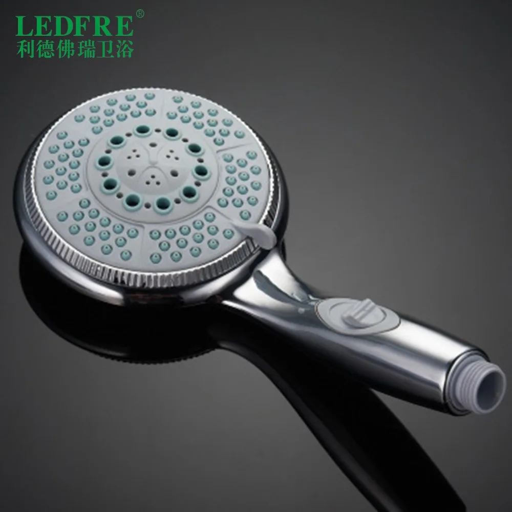 Ledfre120 мм душевая лейка с усилением давления экономия воды водопад переключателем стоп 5 функций для