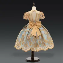 От 3 до 8 лет; детское платье принцессы для девочек; Кружевное платье-пачка с цветочным узором для дня рождения, свадьбы, вечеринки; Детские костюмы для девочек