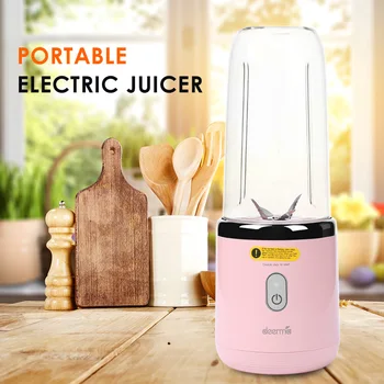 

400ml Portable Juice Blender Cup Multi-function USB Rechargeable Juicer Bottle for Household Kitchen Easy Supplies