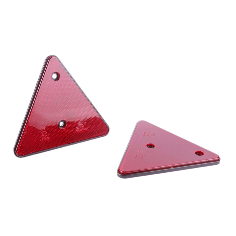 CVP 1 PC Triangle Reflector Trailer Light Lamp RV Parts RED Camper Accessories Caravan Components