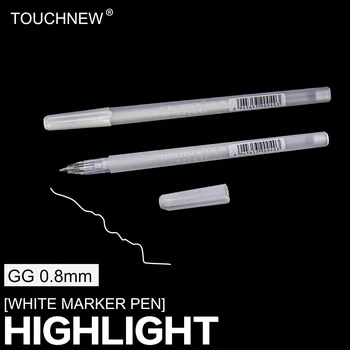 

Quality Goods High Light Pen TOUCH NEW High Light Pen DIY Originality Black Card Hand White Marc Pens Cross Border Special For