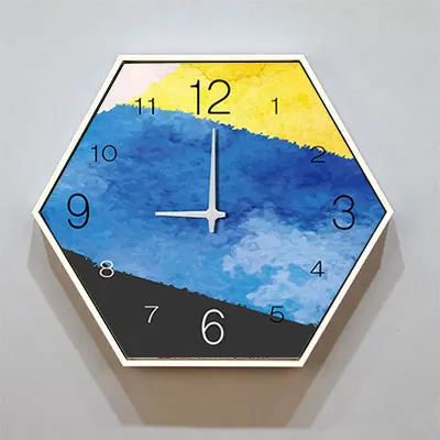 

Nordic Art Wall Clock Large Creative Silent Personality Living Room Wall Watch Simple Zegar Scienny Drewniany Home Decor MM60WC