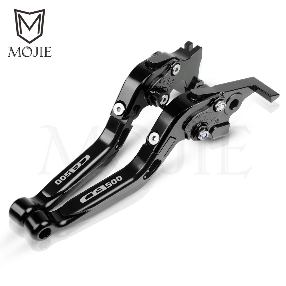 Для Honda CB500 CB 500 1994-1996 1995 аксессуары для мотоциклов CNC регулируемые Складные Выдвижные Тормозные Рычаги сцепления Набор - Цвет: Black