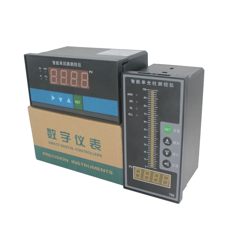 4-20mA 4 relays output Automatic electronic digital display liquid level indicator tank water level controller