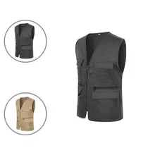 

Great Men Vest Solid Color Clothes Casual Men Vest Vest Men Waistcoat