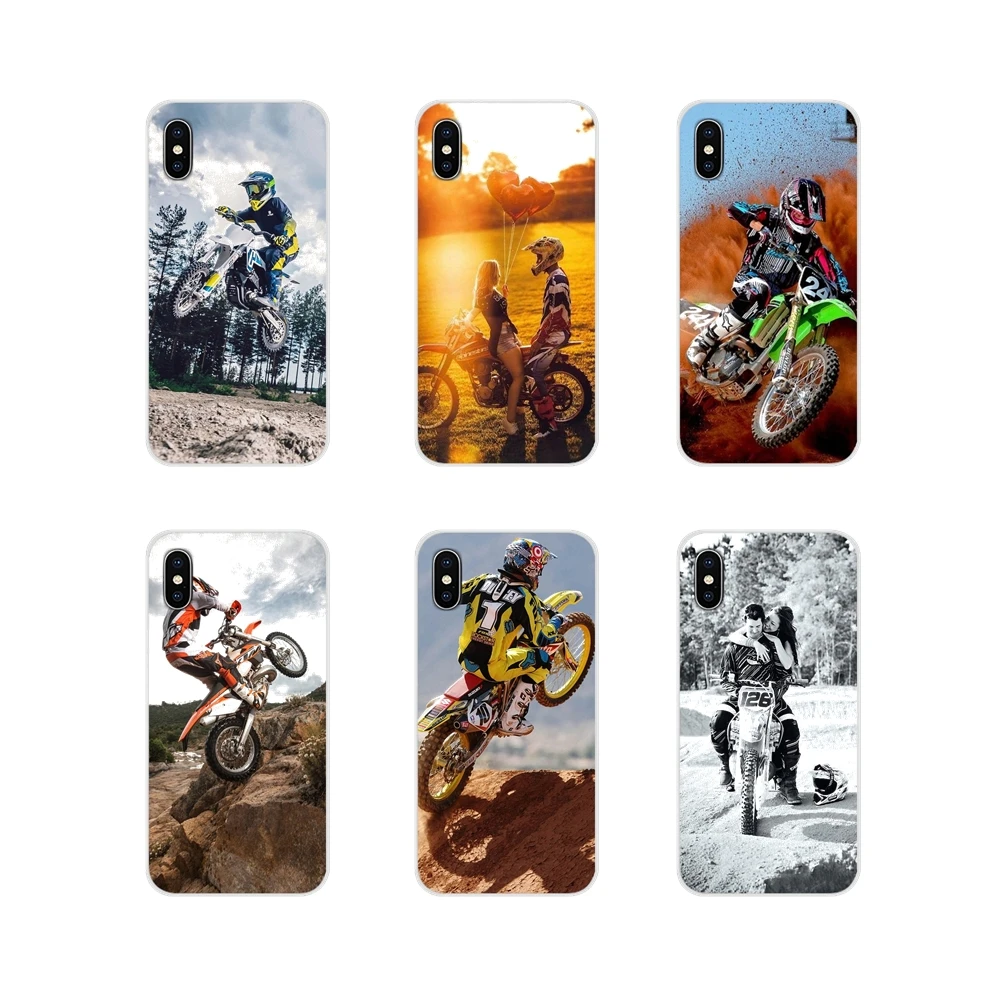 Motocross Dirt bikes Accessories Phone Cases Covers For Apple iPhone X