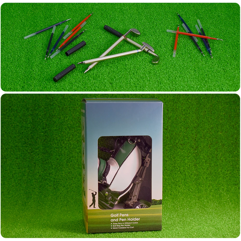Подарок для гольфа кожаный чехол с овальной основой газона уникальный подарок на