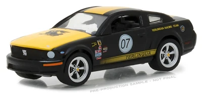 GreenLight 1:64 2008 Ford Mustang Racing металлические Литые модели автомобилей из сплава