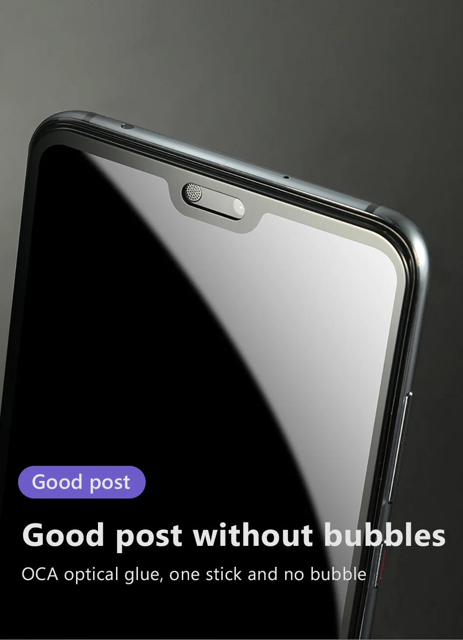 Benks Full Cover Curved Tempered Glass For Huawei P20 Pro Bending Screen Fingerprint Proof Protector Front Film For Huawei P20 (7)