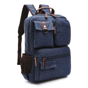 

Backpack Men's Fashion High School Students Canvas Leisure Bag Computer Backpack Travel Bag