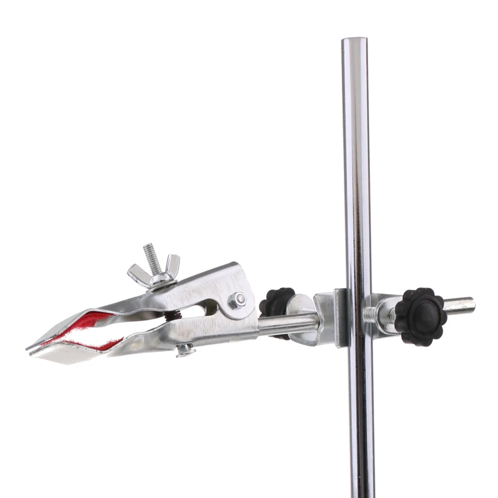 Retort Stand Support Ring Beaker Tube Clamp Clips Platform, Lab Equipment, School Teaching Tools