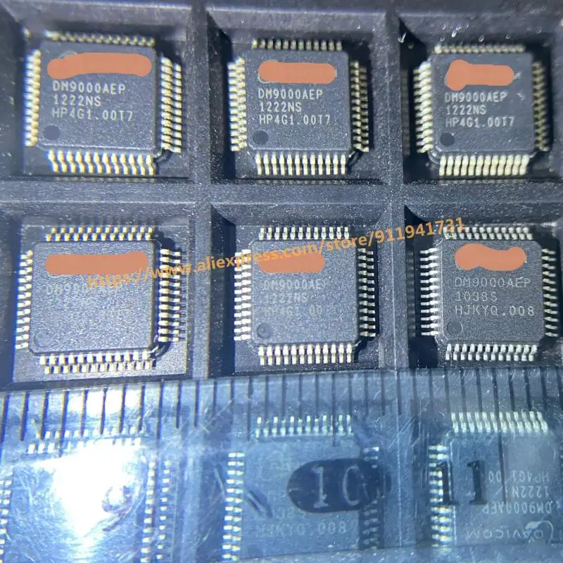 2PCS DM9000AEP DM9000A DM9000 Electronic components chip IC