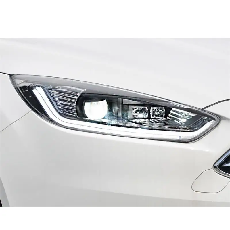 Поворотник Neblineros Para Авто Стайлинг Drl светодиодные лампы фары Задние Автомобильные фары в сборе 15 16 17 для Ford Focus