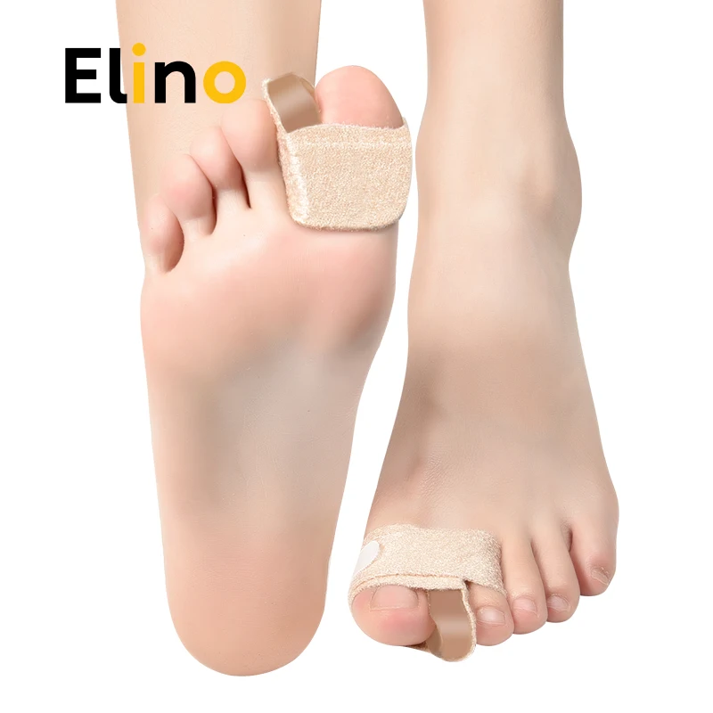 Elino Big Toes Separator Gel Bunion Corrector Bandage Hallux Valgus Toe Protector Foot Bone Straightener Feet Care Tool