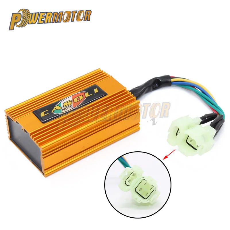 Высокопроизводительный гоночный блок переменного тока PowerMotor AC CDI для GY6 50cc 150cc 139QMB