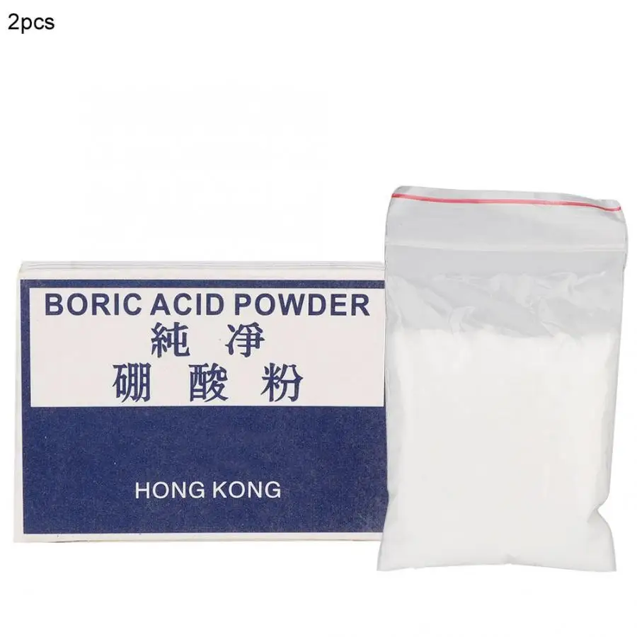 2 Boxes Boric Acid Powder Remove Gold Silver Impurities Jeweler Jewelry Cleaning Melting Welding Tool Processing Accessories