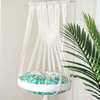 

Macrame Home Decor Bedroom Without Mat Cat Hammock Wall Hanging Swing Bed Window Sleeping Handwoven Tapestry Pet Supplies
