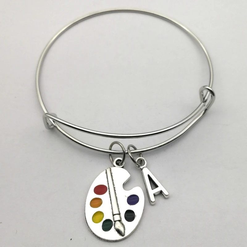 Новинка 2020 инструменты для художников палитра и браслет с кисточками