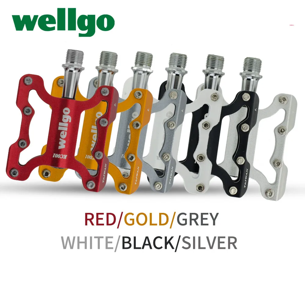 Фиксированная педаль Wellgo KC001 велосипедные светильник дали для горного