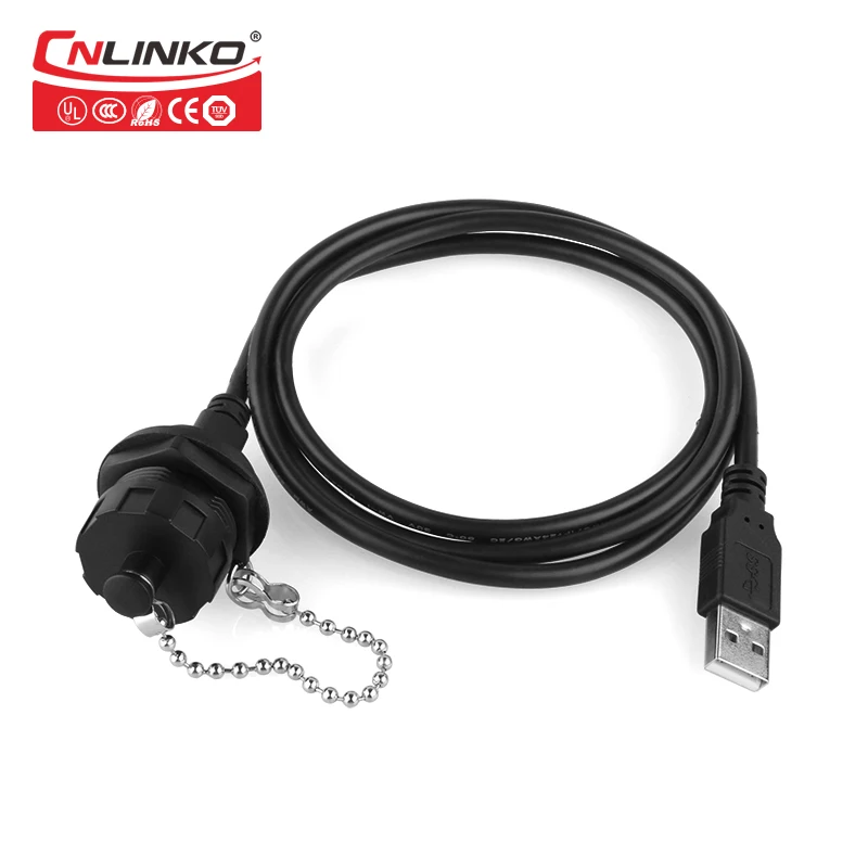 Cnlinko YU USB с двойным портом s Панель Крепление USB2.0 порт разъемы водонепроницаемый