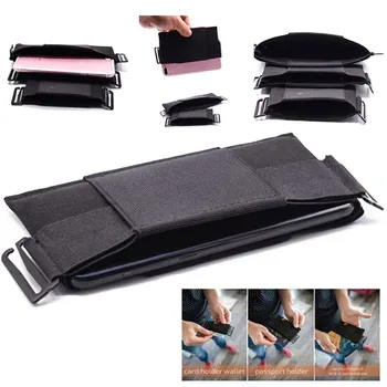 

Unisex Card Holder Waist Bag Outdoor Mobile Phone Pocket ID Passport Key Card Bag Wallet