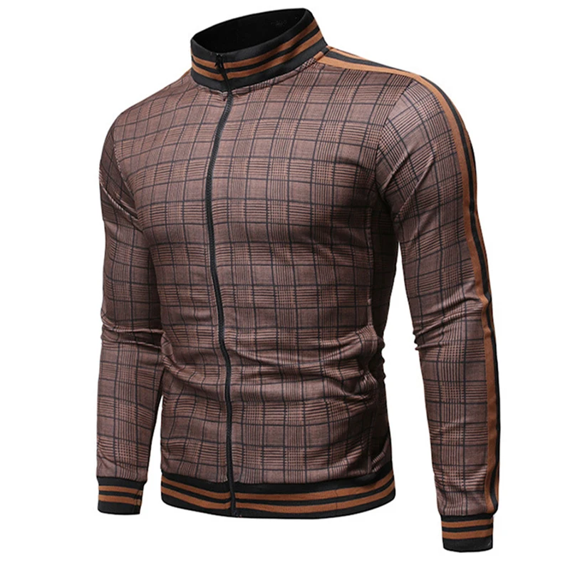 2020 Gentlemen Tracksuit Men Fashion Sporting Suit Men Sets Brand Plaid  Zipper Sweatshirt+sweatpants Mens Clothing 2 Pieces Sets - Men's Sets -  AliExpress