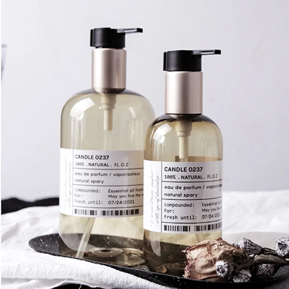 Bath Shampoo Soap Dispenser Bottle Plastic Nordic Champagne Gold Color Traveling Portable Liquid Press Storage 250 500ml | Дом и сад