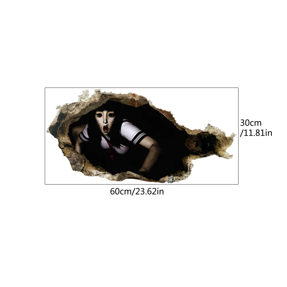 New Style Creative Ghost Hand Zombie Halloween Wall Stickers Horror Glass Shopping Window Living Room Bedroom Wall Stickers