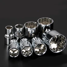 1/" Квадратный привод 12 точек мелкая розетка для трещотки гаечный ключ 12pt розетки инструмент 12 углов сливы рукав метрический 8-32 мм