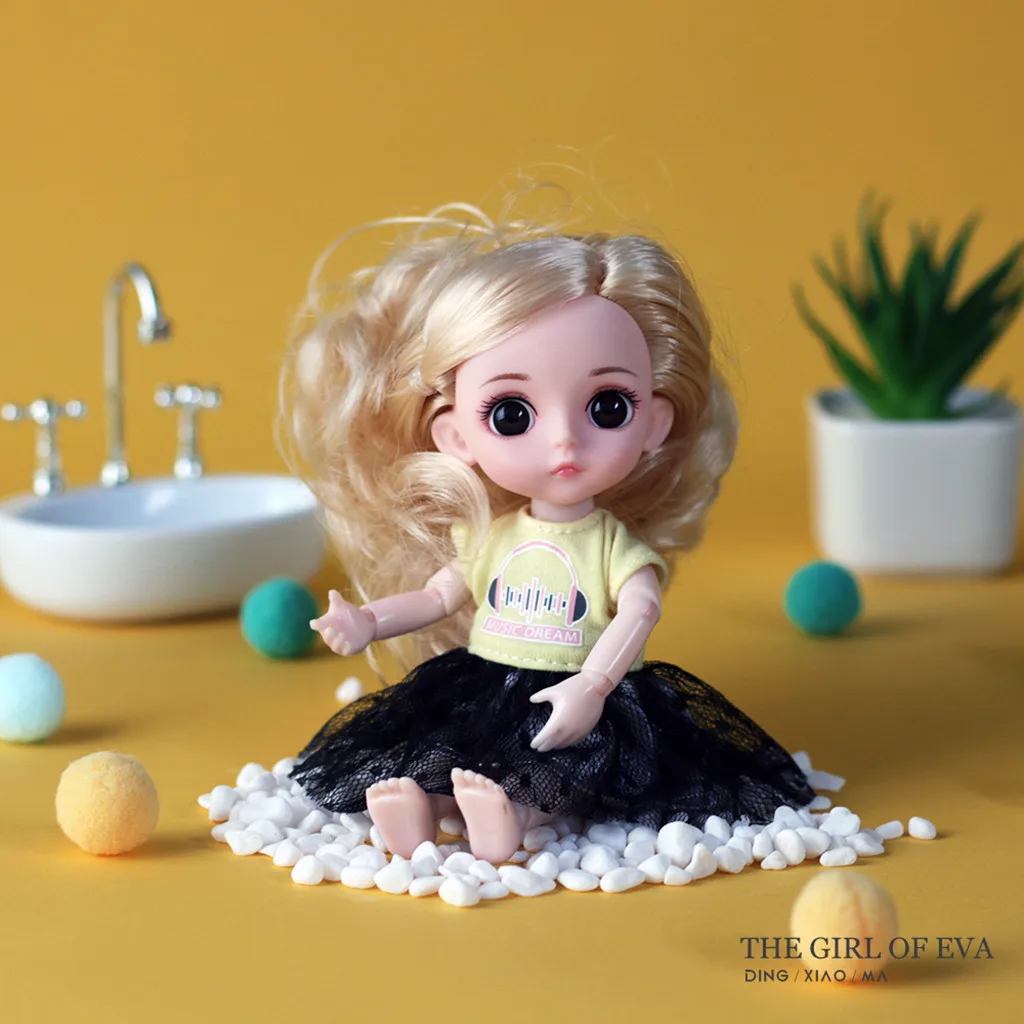 

new multi-joint doll 15cm smart girl princess toy multi-joint bjd doll toy simulation 3D Doll toys gifts for girls