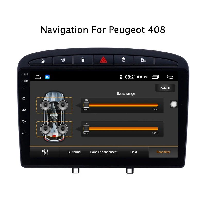 Ectwodvd 9 дюймов Andriod 8,1 автомобильный DVD gps для peugeot 308 408 2010- 4G ram 64G rom CarPlay DSP 4G LTE с wifi