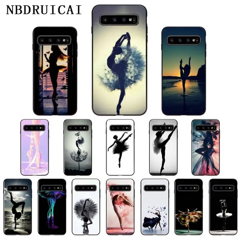 NBDRUICAI балерина для девочек высококачественный чехол телефона Samsung S9 plus S5 S6 edge S7 S8