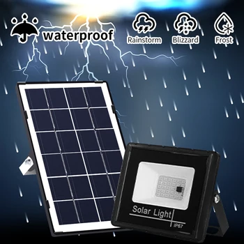 

LED Wall Light IP65 Solar Street Light 10/15W Intelligent Light Control Induction Constant Brightness Solar Remote Control
