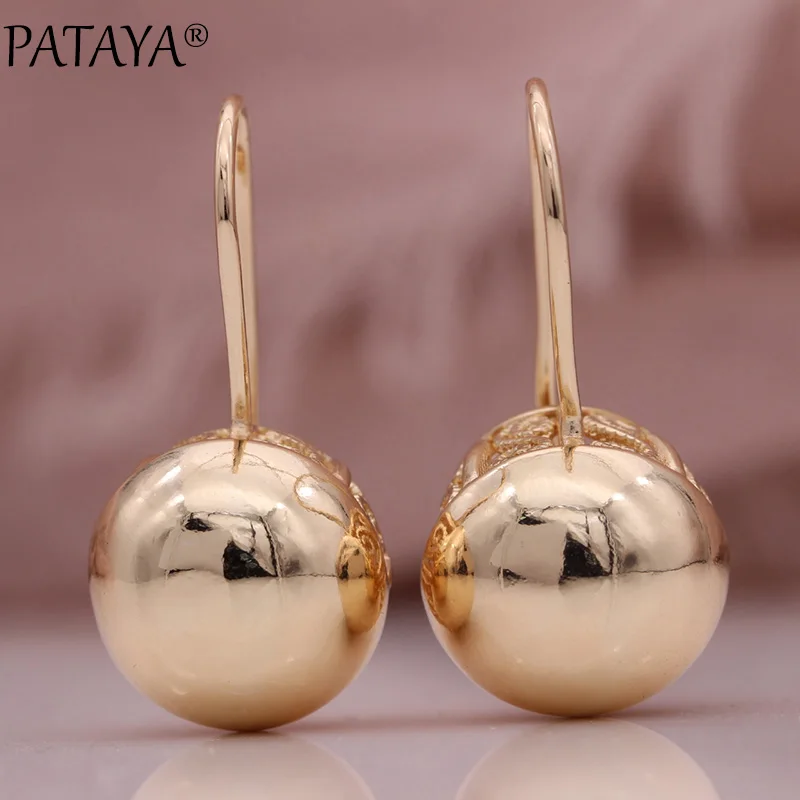 Hollow Spherical Long Earrings - Image 3