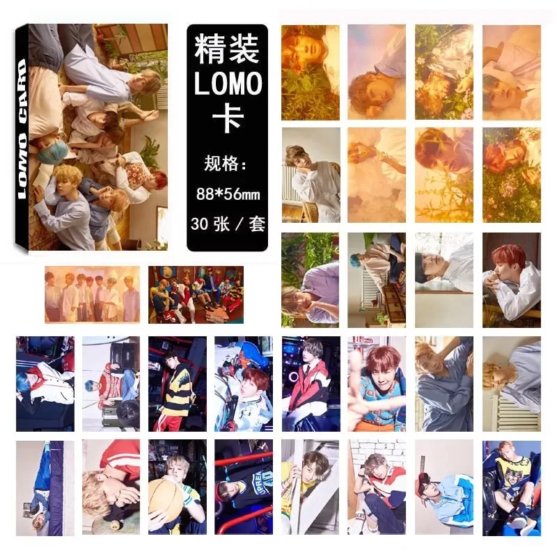 

K-POP Bangtan Boys poster FACE YOURSELF Album DNA Self Made Lomo Cards Paper Photo Card Poster HD Photocards 30pcs/set