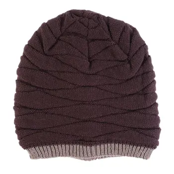 

Unisex Fashion Beanies Knit Beani Hat Winter Wool Hat For Man And Women Solid Color Elastic Hip-Hop Cap Two Styles Hot Selling