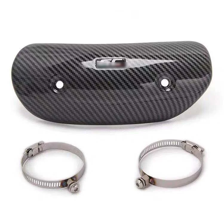 Y22 Akrapovic motorcycle exhaust middle pipe cover SC racingproject pipe cover For klx yamaha majesty 400 gw250 dragstar 650 - Цвет: M