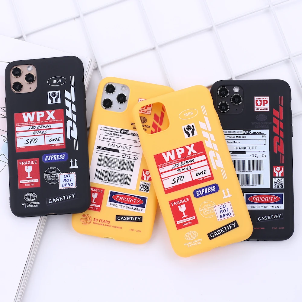 Чехол для телефона DHL Express iPhone 11 Pro Max X XS XR 7 8 7Plus 8Plus 12 SE мягкий силиконовый чехол