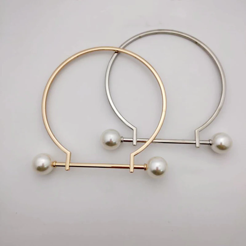 

Металлическая круглая ручка для сумки для женщин, кошелек для монет ручной работы, Элегантная модная сумка с жемчужной рамкой, аксессуары для монет, 1 шт.