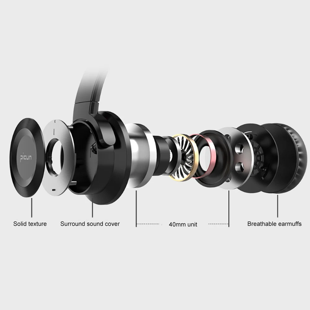 Portable Universal Colorful Light Touch Control Earphones HiFi Stereo Wireless Bluetooth 5.0 Earpiece