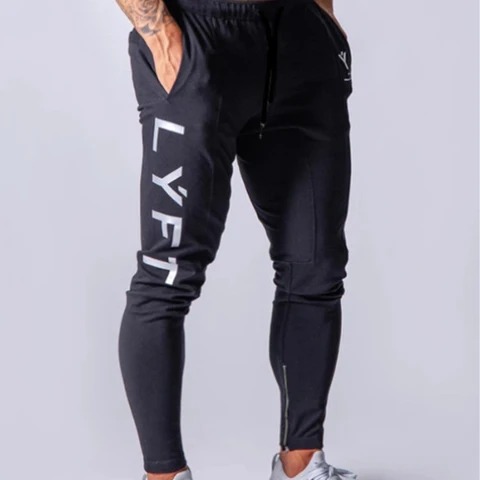 2021 New Sports Trousers Men's Running Training Cotton Slim Feet Pants Casual Pants Jogging Fitness Sports Pants Men